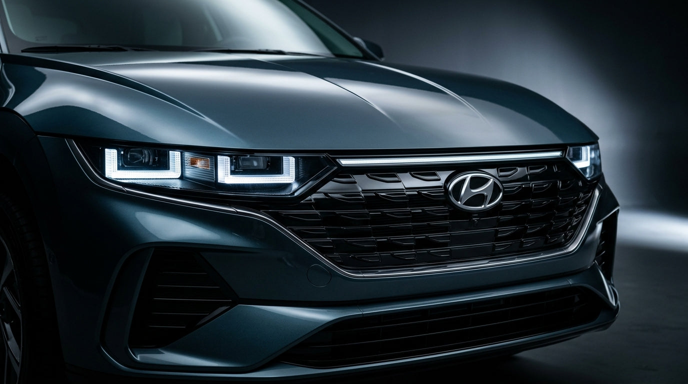 Hyundai bil front nærbillede