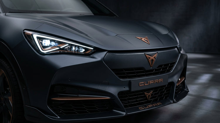 Cupra bil front nærbillede