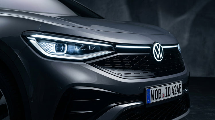 VW bil front nærbillede