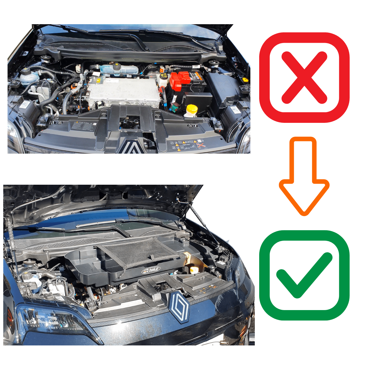 Frunk til Renault 4 E-Tech - Nærbillede og detaljer 4 - ev-retrofit.dk