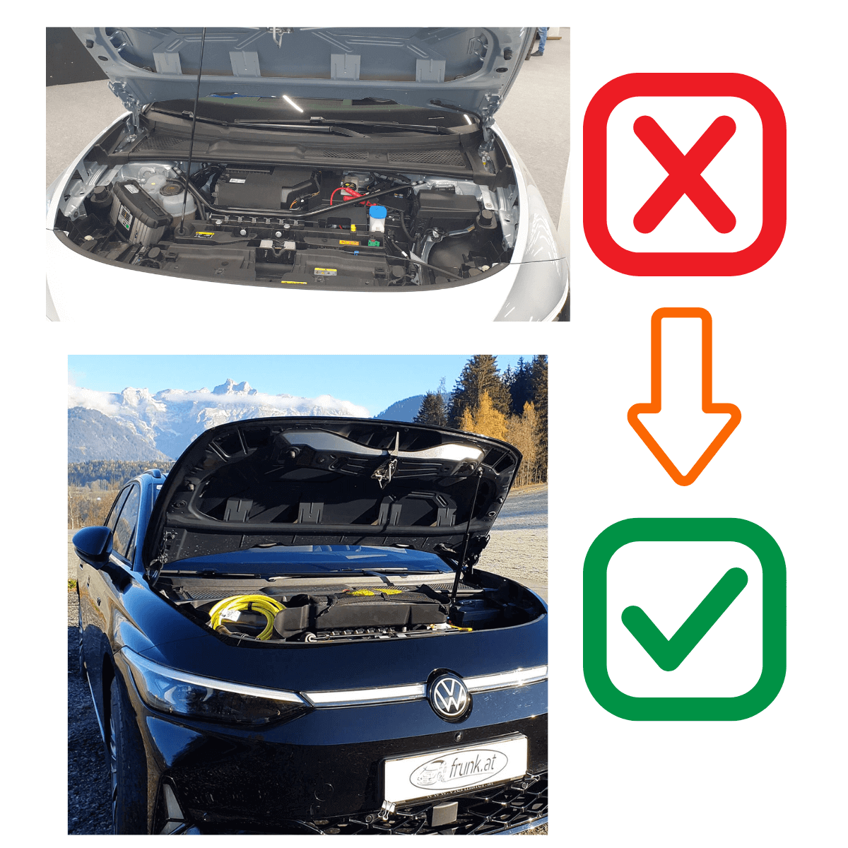 Komplet Frunk-sæt til VW ID.7 - Foto 9