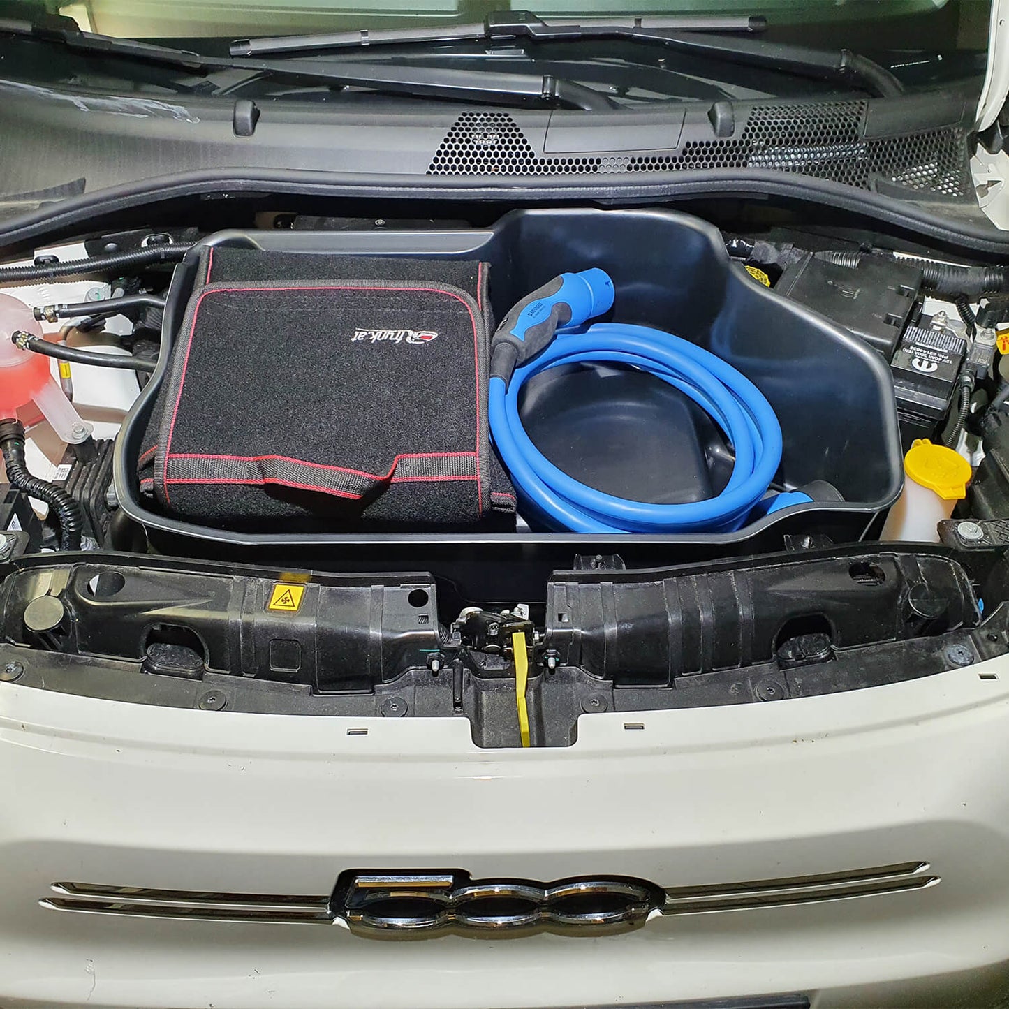 Frunk til Fiat 500e - Nærbillede og detaljer 6 - ev-retrofit.dk